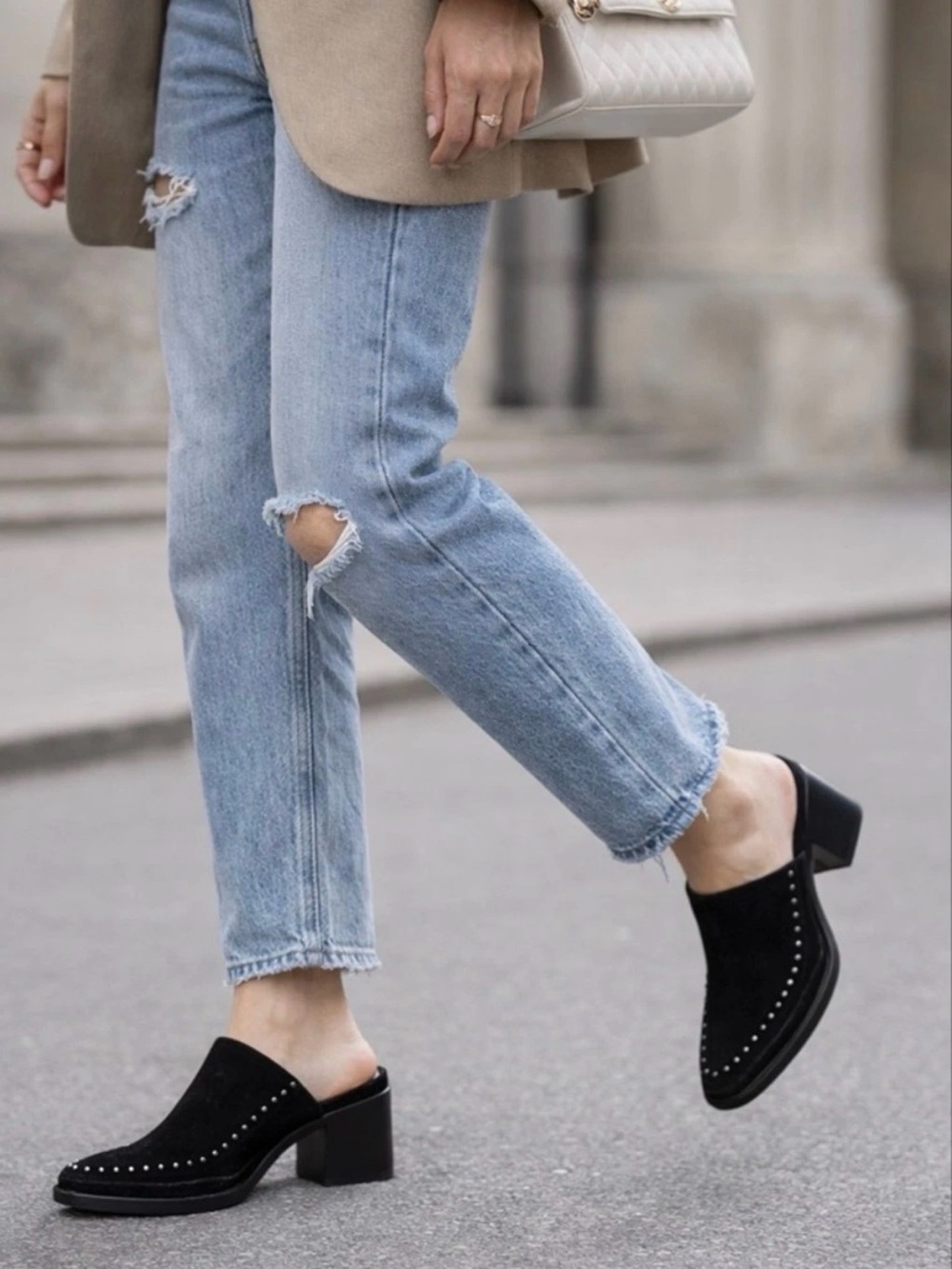 $450 NWOB Rag & Bone Weiss Mules, EU 37 US 6